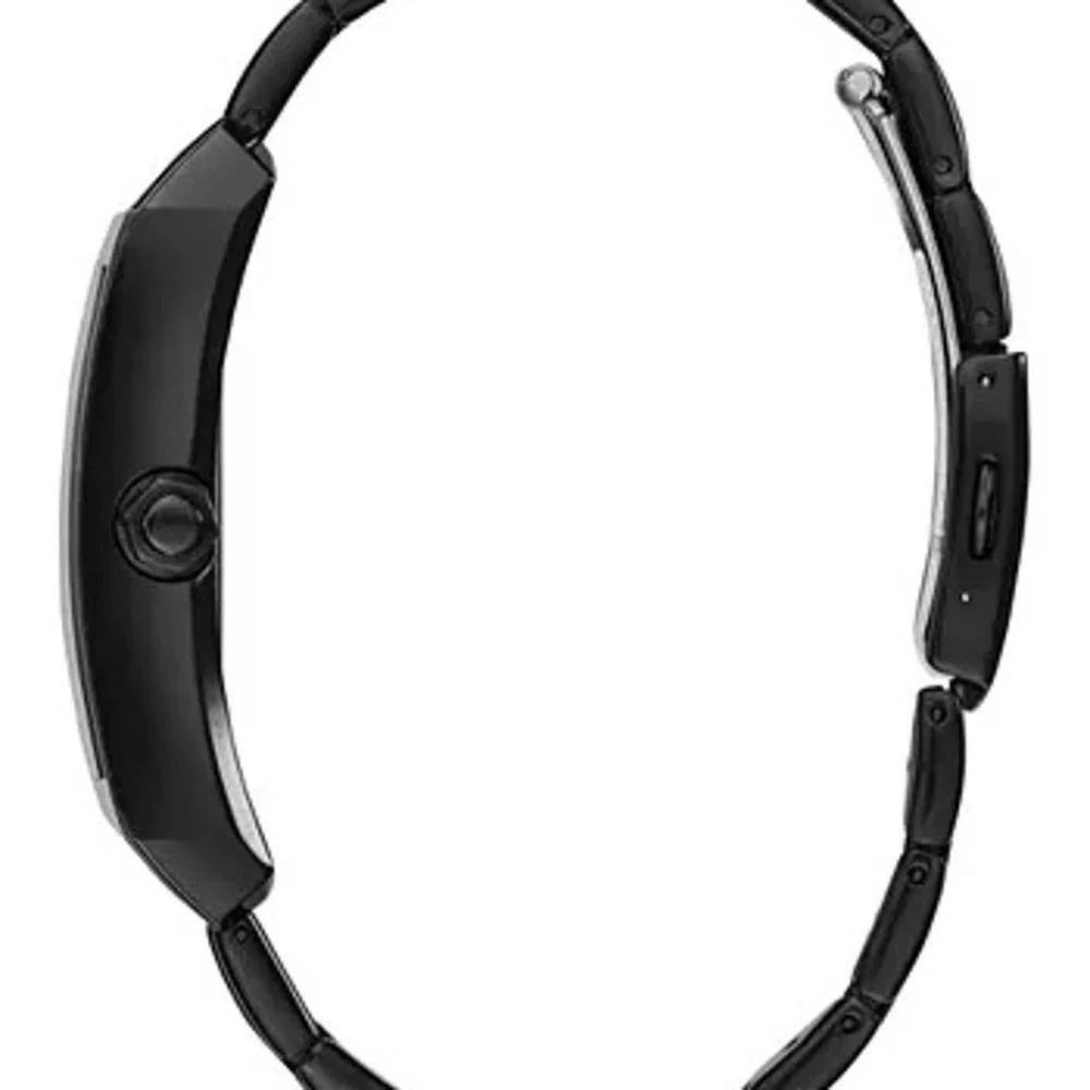 Guess Men's Diamond Accent Black Ion Plated Stainless Steel Bracelet - Picture 2 of 8